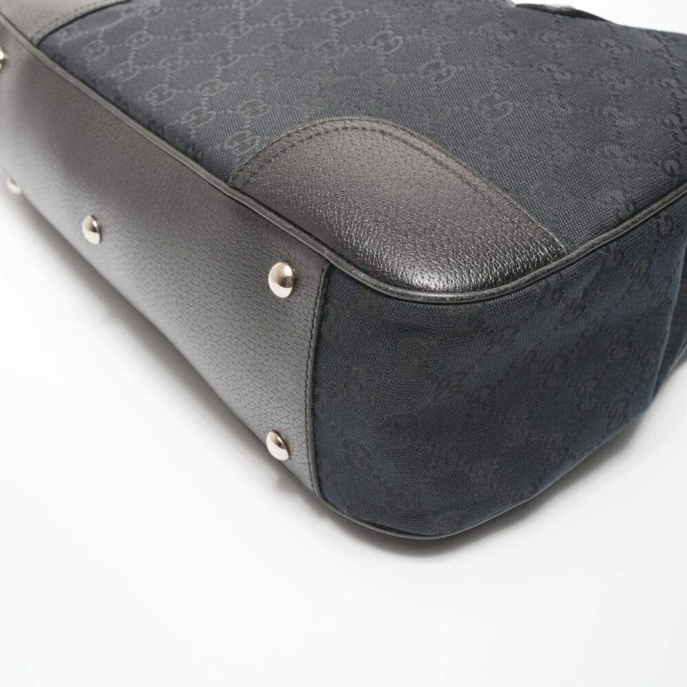 GUCCI Authentic Black Canvas Tote Bag - Picture 7 of 12